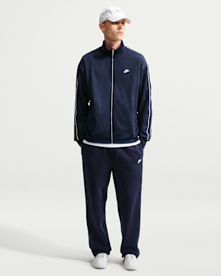 Nike Sportswear Club Men's Oversized Knit Track Jacket. Nike.com